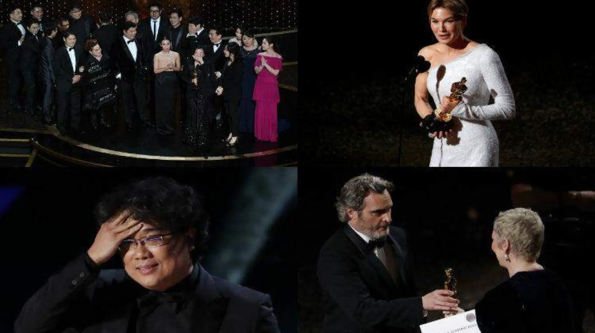 collage ganadores oscar REUTERS AFP